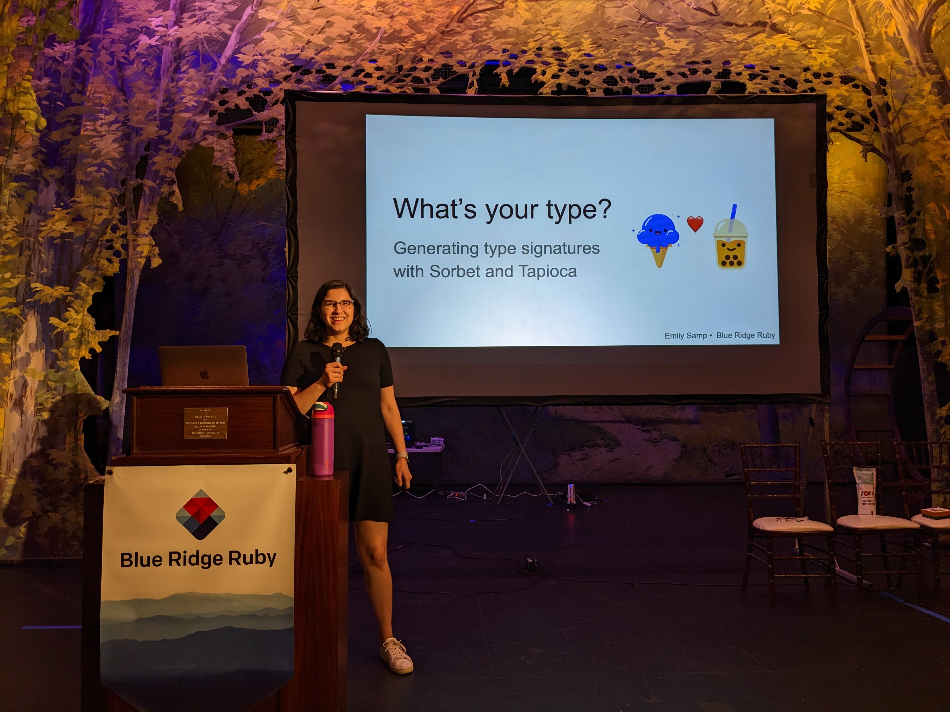 Emily Samp at Blue Ridge Ruby