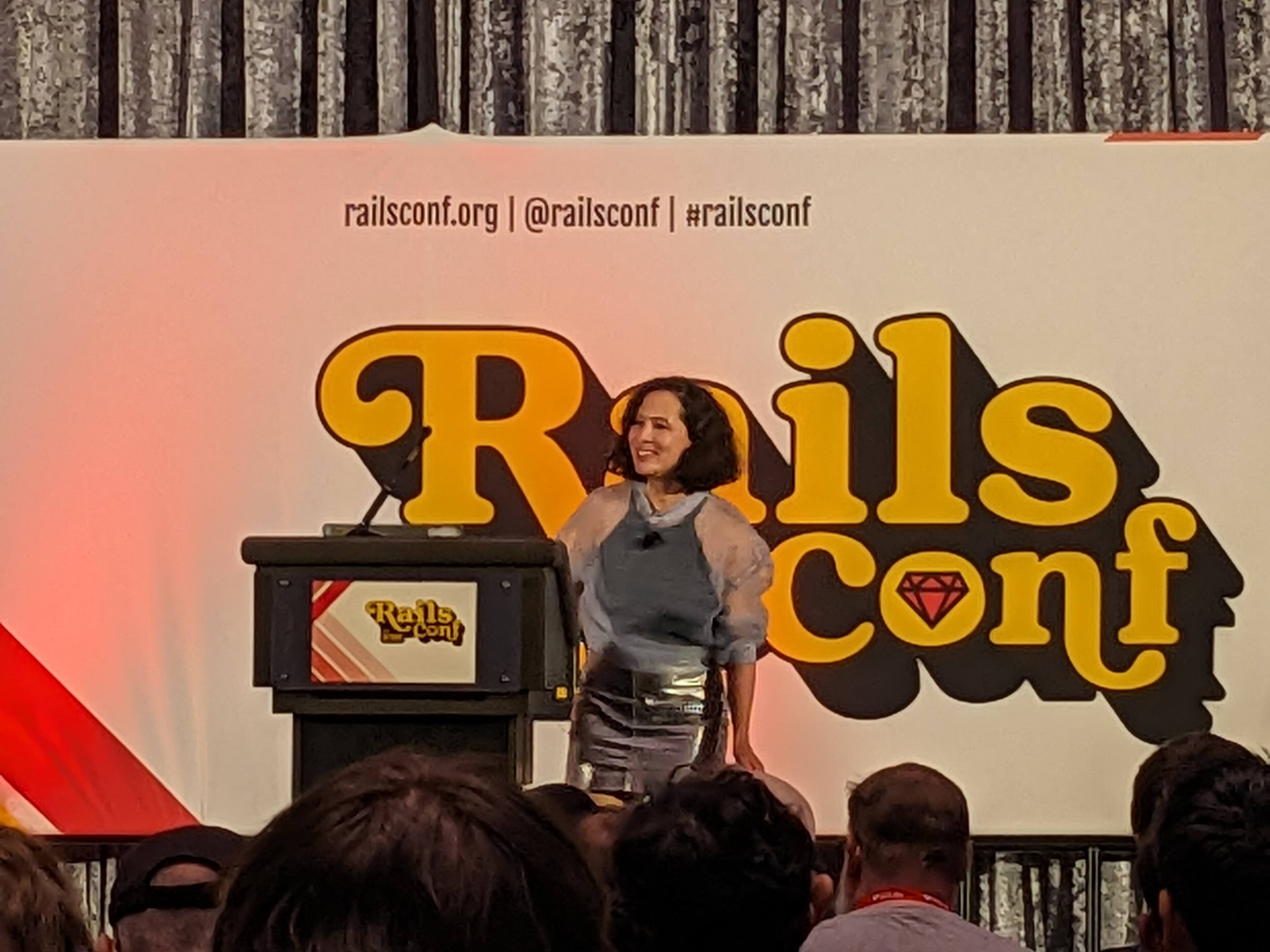 Irina at RailsConf 2024