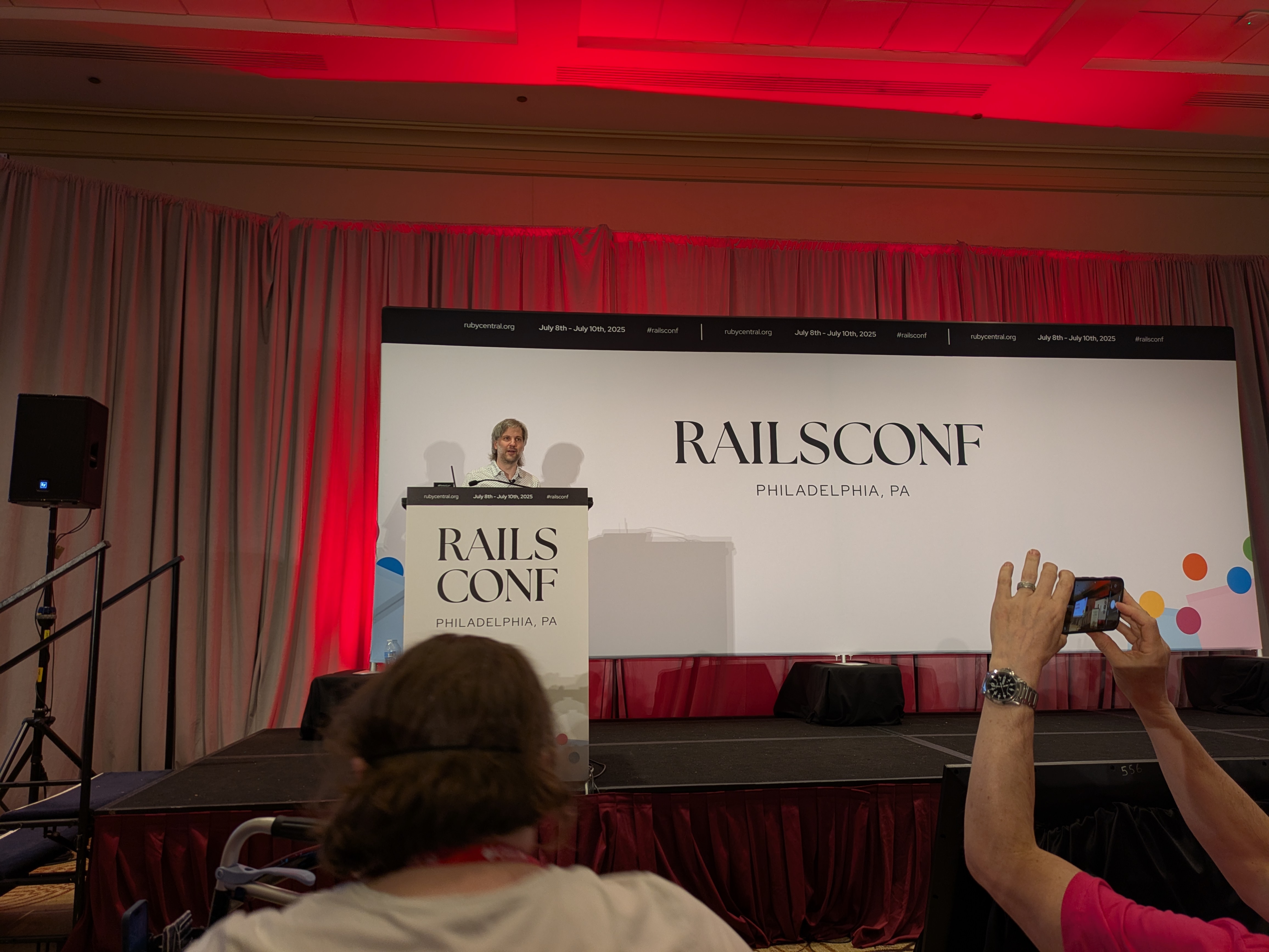Aaron at RailsConf 2025