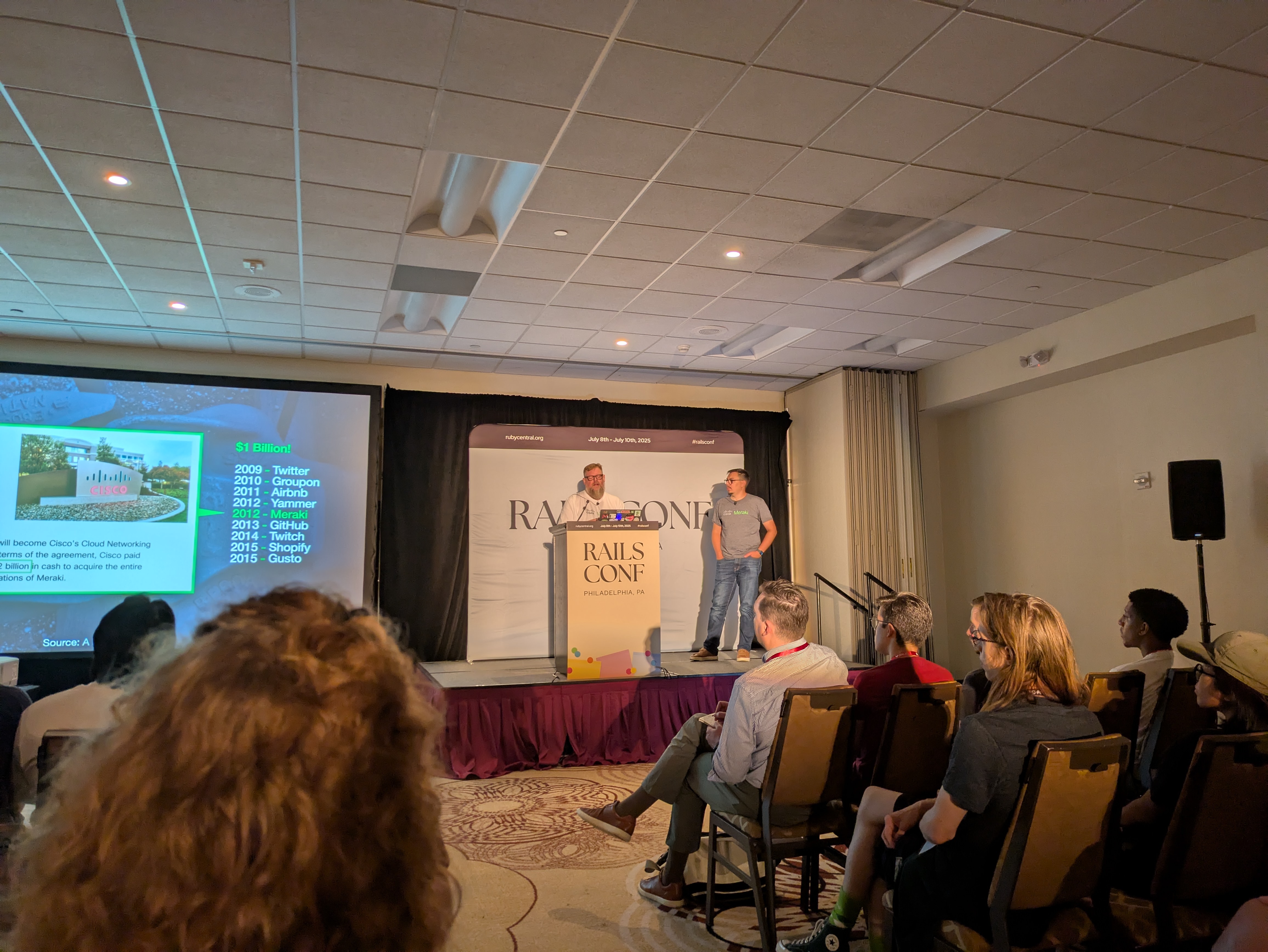 Fito and Alan at RailsConf 2025