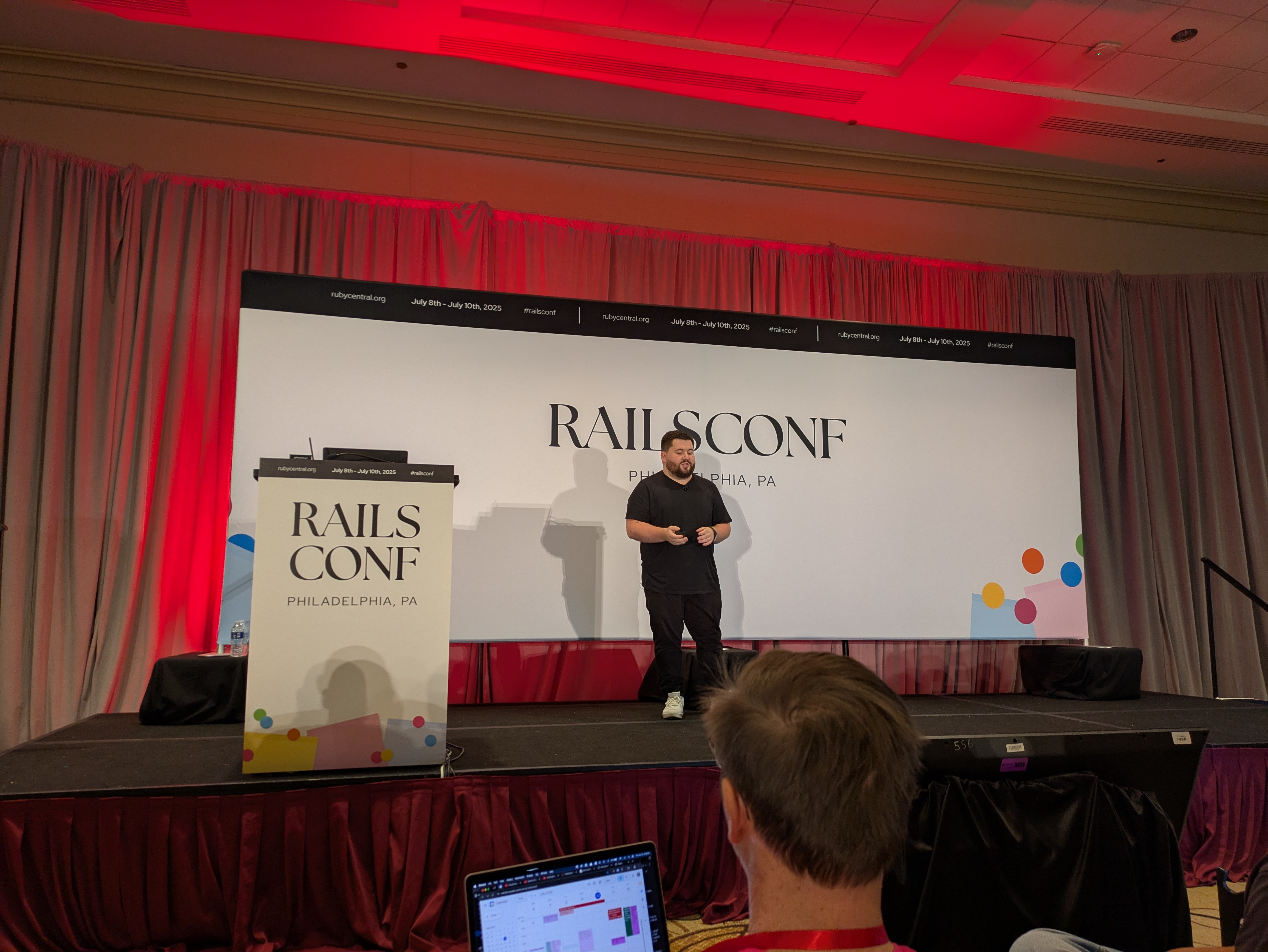 Marco at RailsConf 2025