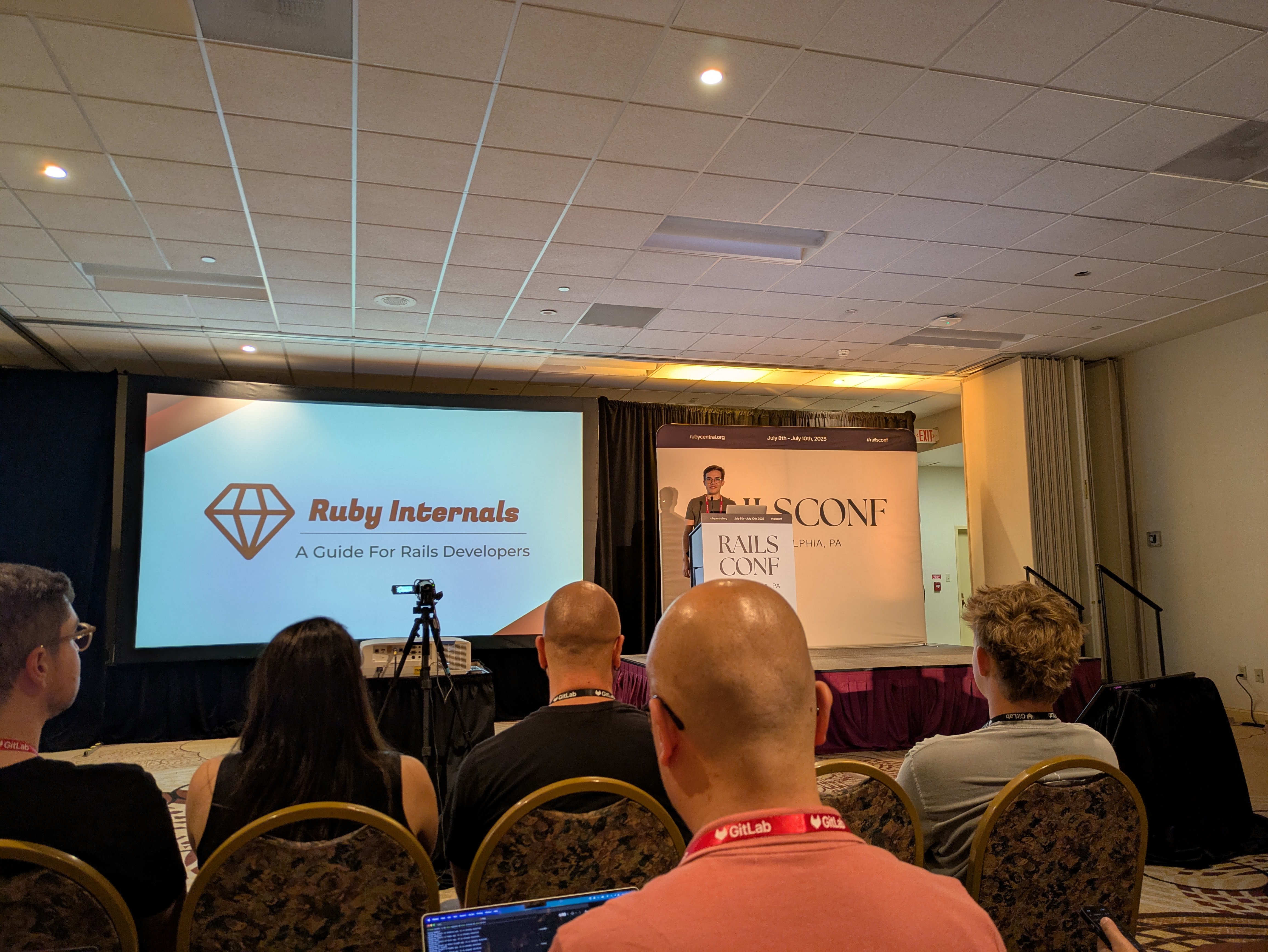 Matheus at RailsConf 2025