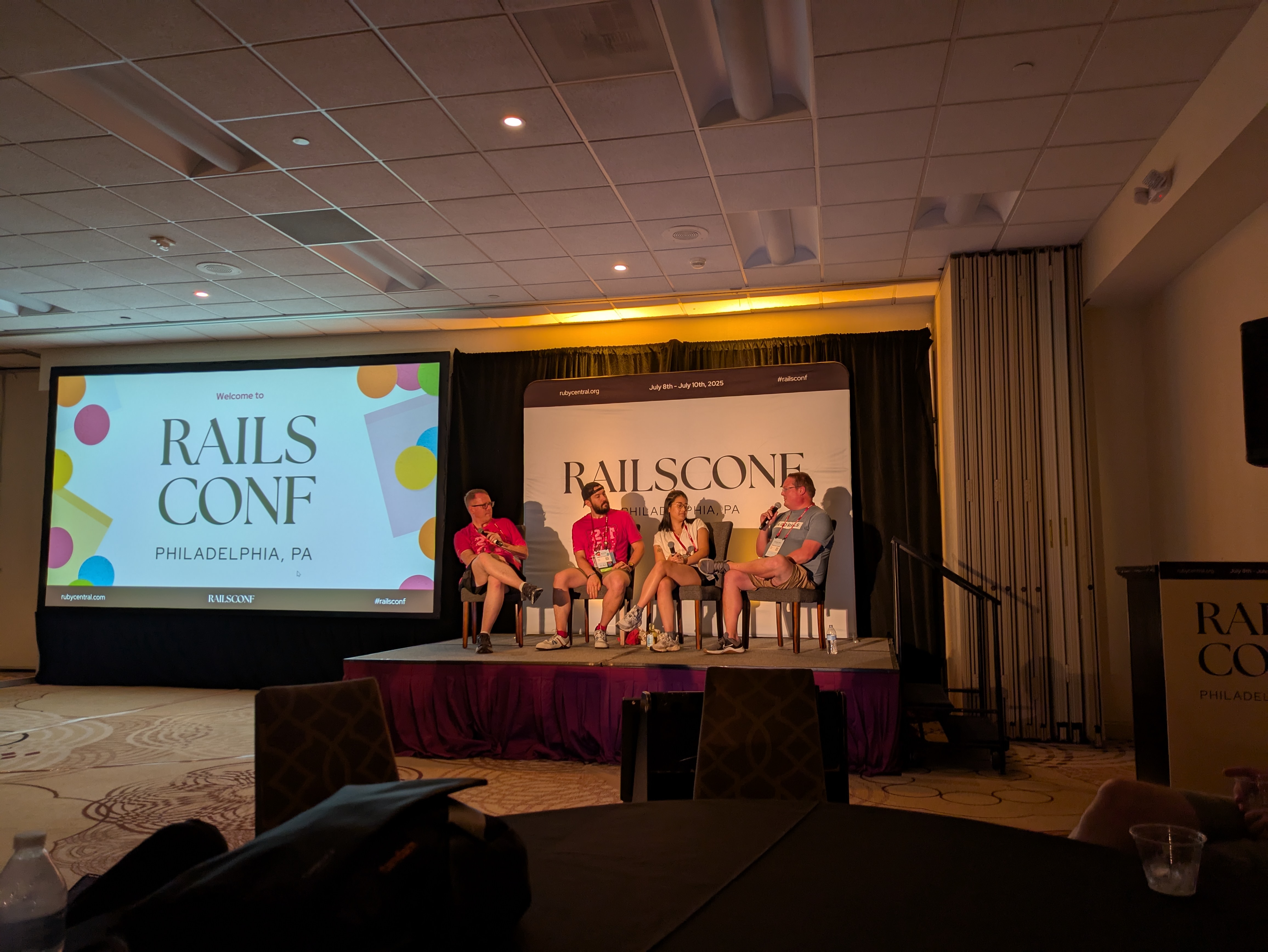 Podcast Panel at RailsConf 2025