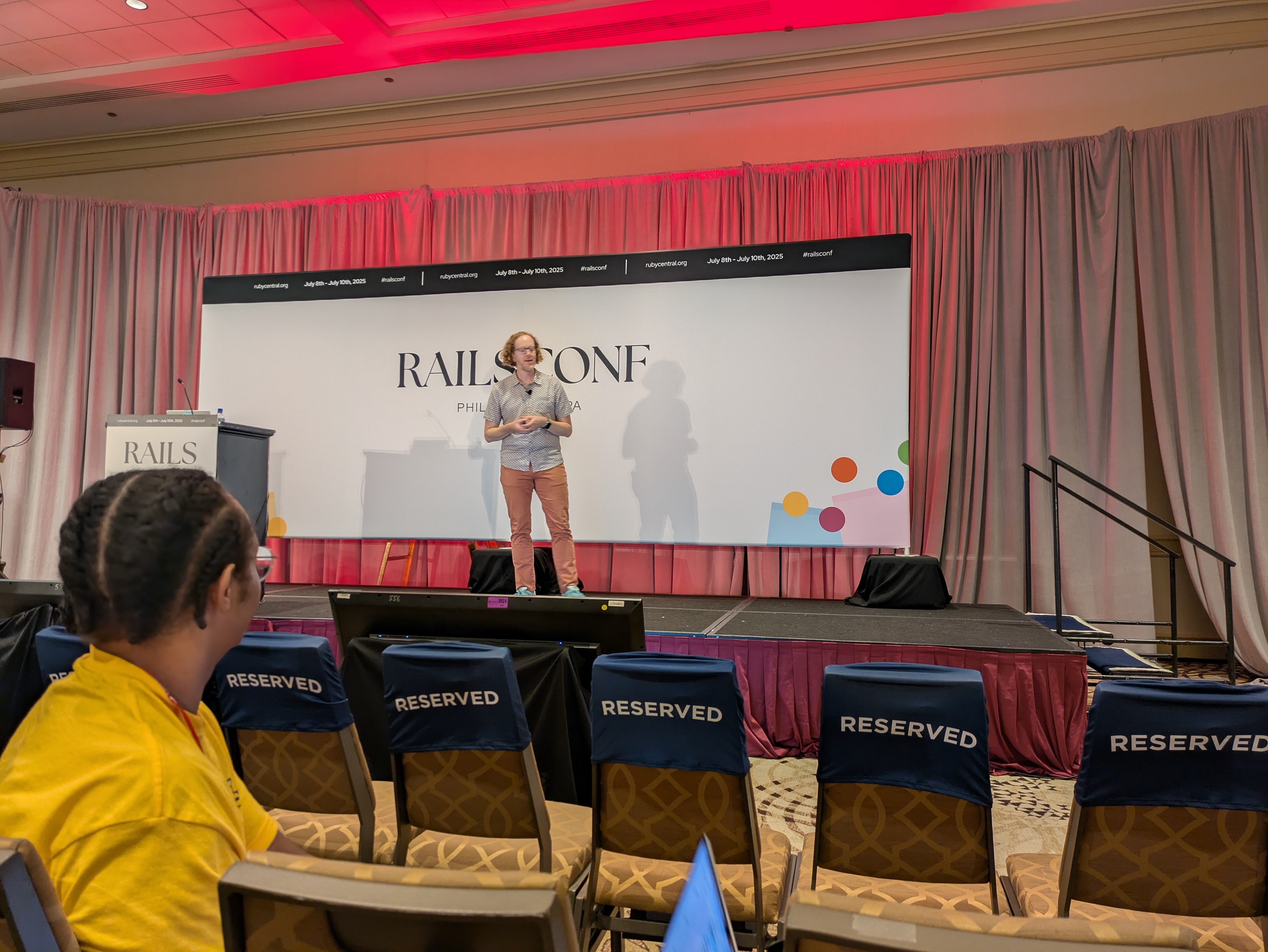 Robby at RailsConf 2025