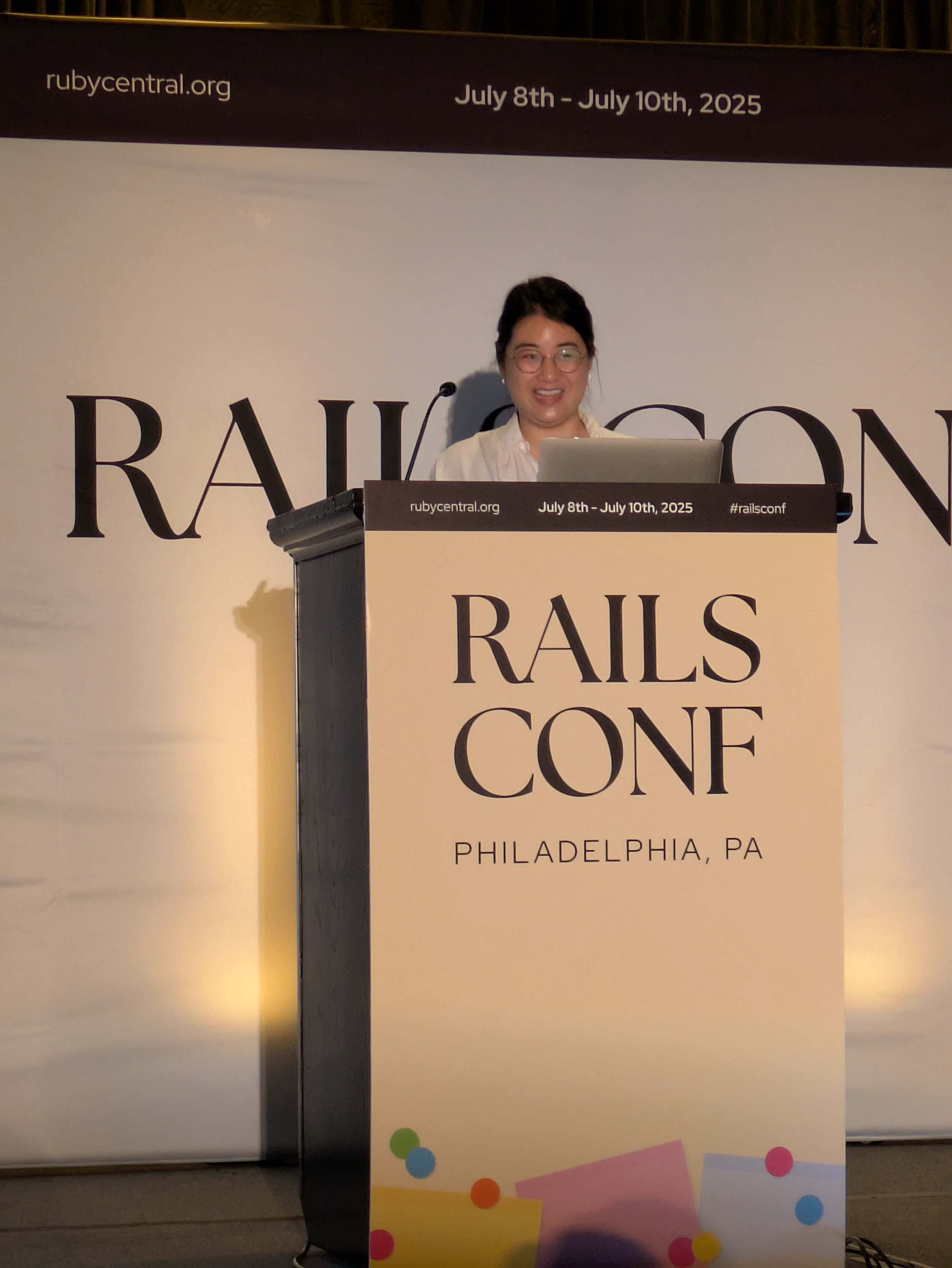 Stephanie at RailsConf 2025
