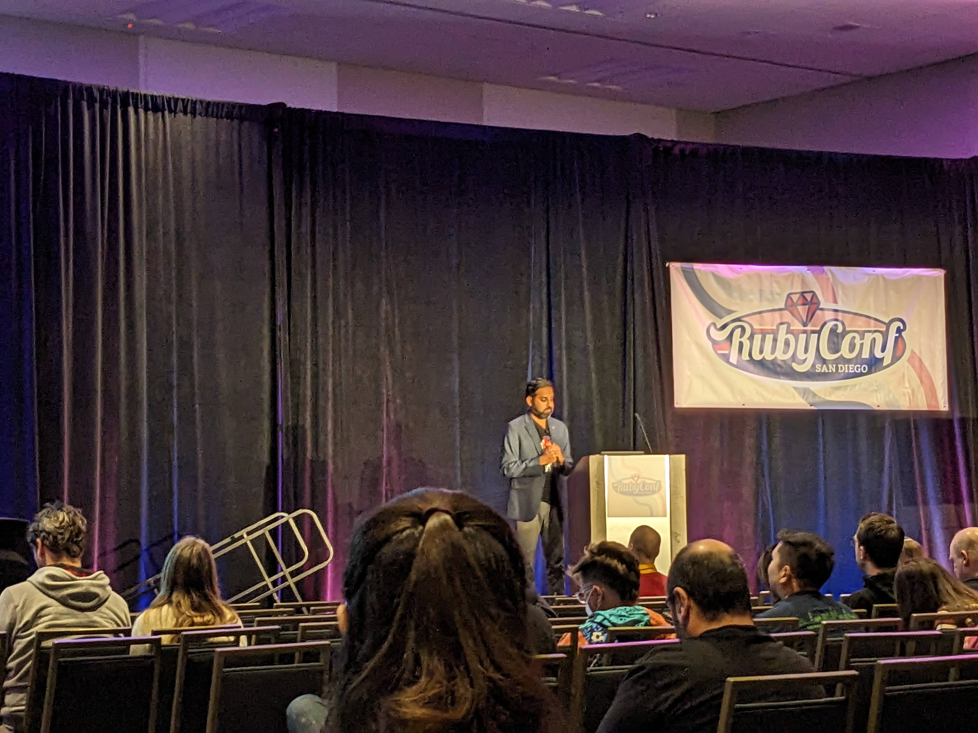 Adarsh Pandit at RubyConf 2023