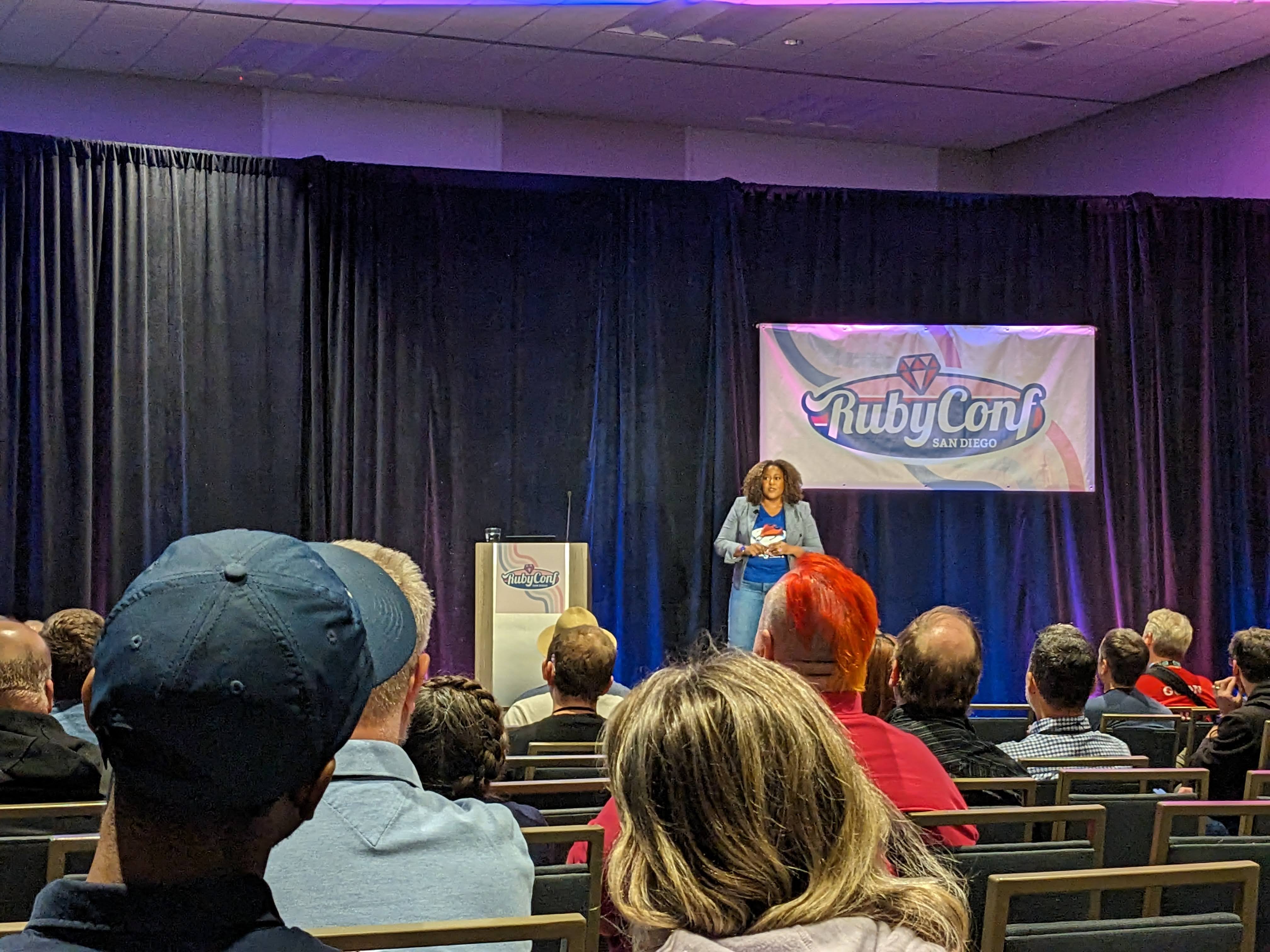 Sharon Steed at RubyConf 2023